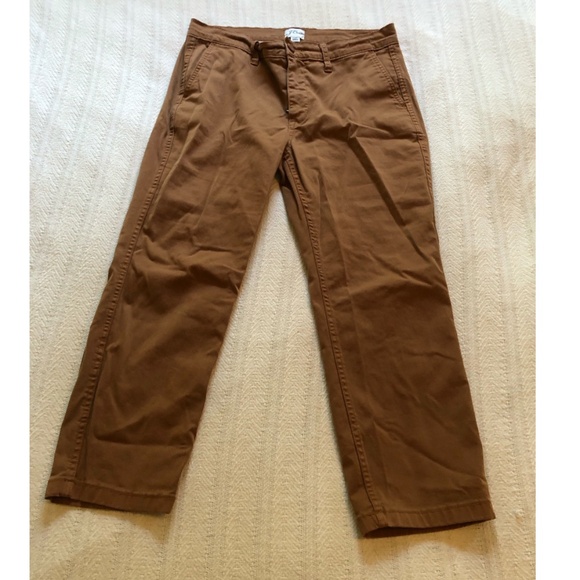 Jcrew Petite high-rise girlfriend chino pant Carmel - Women's 28P - Picture 1 of 6